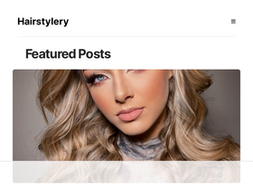 'hairstylery.com' screenshot