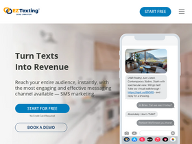 'eztexting.com' screenshot