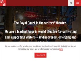 'royalcourttheatre.com' screenshot