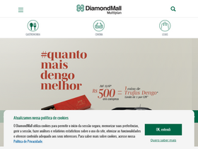 'diamondmall.com.br' screenshot