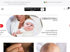 Tierneys Gifts website screenshot