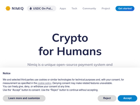 'nimiq.com' screenshot