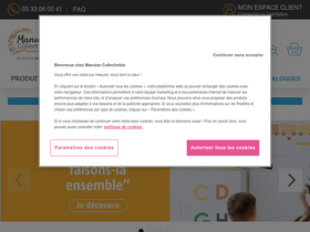 'manutan-collectivites.fr' screenshot