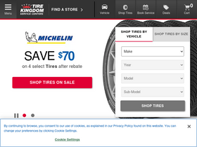 'tirekingdom.com' screenshot