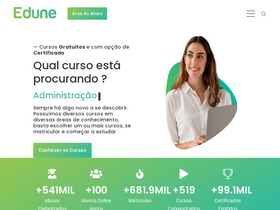 'edunecursos.com.br' screenshot