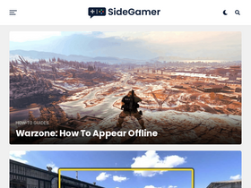 'sidegamer.com' screenshot