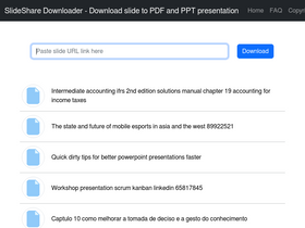 'slidesharedownload.net' screenshot