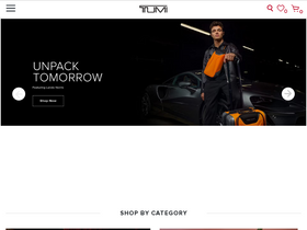 'tumi.in' screenshot