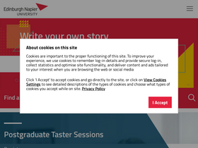 'napier.ac.uk' screenshot
