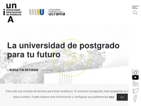 'unia.es' screenshot