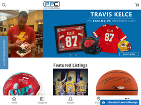 'presspasscollectibles.com' screenshot