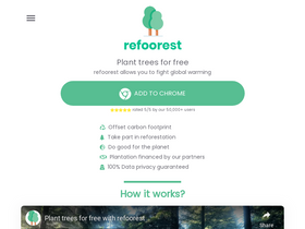 'refoorest.com' screenshot