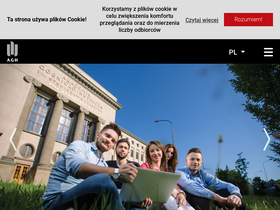 'sd.agh.edu.pl' screenshot