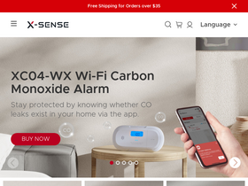 'x-sense.com' screenshot