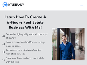 'kylehandy.com' screenshot
