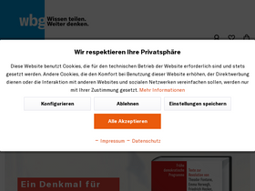 'wbg-wissenverbindet.de' screenshot