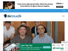 'dieblaue24.com' screenshot