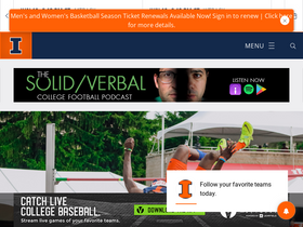 'fightingillini.com' screenshot