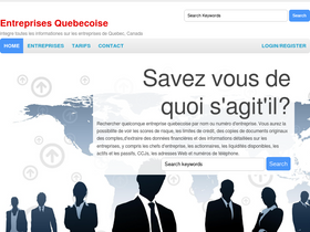'quebecentreprises.com' screenshot