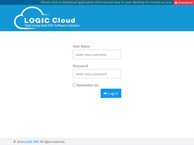 'logicerpcloud.com' screenshot