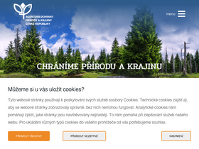 'nature.cz' screenshot