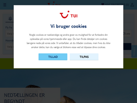 'tui.dk' screenshot