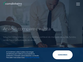 'comdinheiro.com.br' screenshot