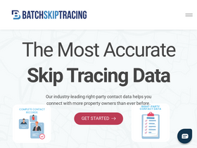 'batchskiptracing.com' screenshot
