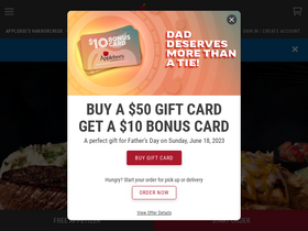 'applebees.com' screenshot