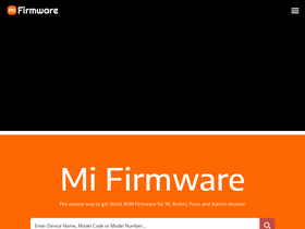 'mifirmware.com' screenshot