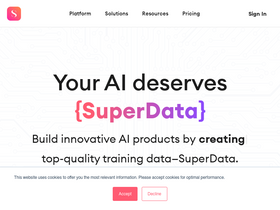 'superannotate.com' screenshot