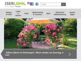 'iserlohn.de' screenshot