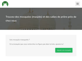 'mosquee-proche.com' screenshot