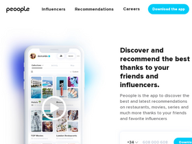 'peoople.app' screenshot