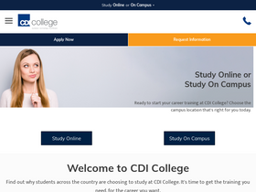 'cdicollege.ca' screenshot