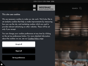 'west-quay.co.uk' screenshot