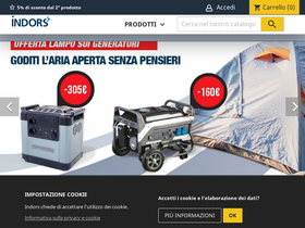 'indors.it' screenshot
