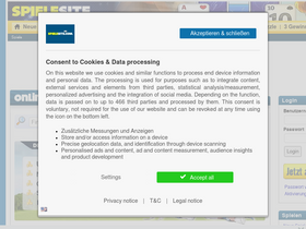 'spielesite.com' screenshot