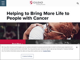 'gilead.com' screenshot
