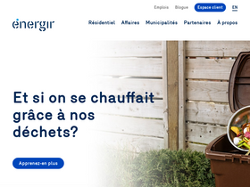'energir.com' screenshot