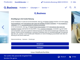 'o2business.de' screenshot
