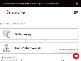 'notarypro.ca' screenshot