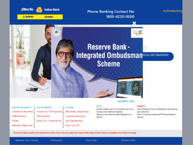 'indianbank.net.in' screenshot