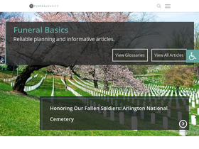 'funeralbasics.org' screenshot