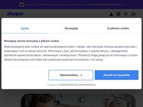 'shoper.pl' screenshot