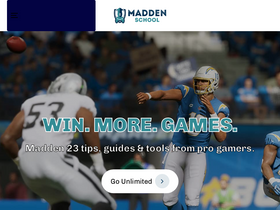 'madden-school.com' screenshot