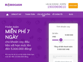 'robocash.vn' screenshot