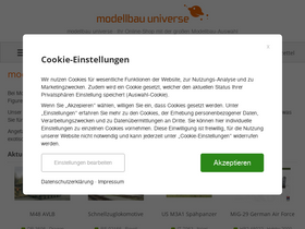 'modellbau-universe.de' screenshot