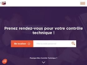 'moncontroletechnique.fr' screenshot