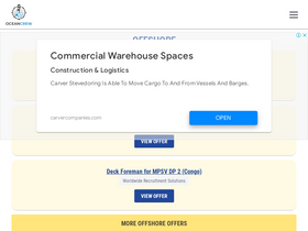 'oceancrew.org' screenshot